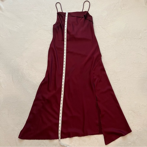 Astr The Label Cowl Slip Midi Dress Wine Size Medium - Picture 13 of 16